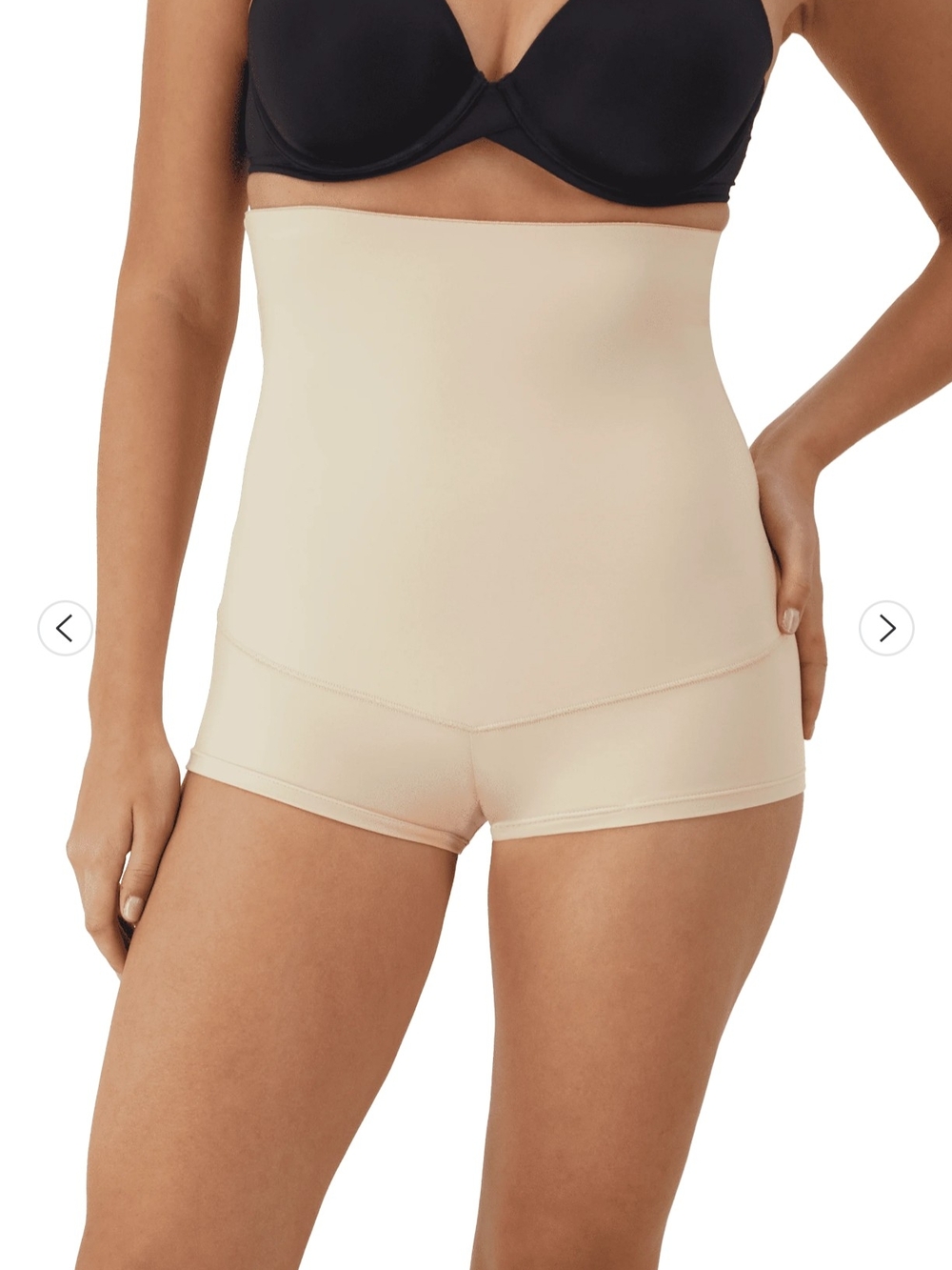 Maidenform Shapewear Light Nude High-Waist With Boy Shorts